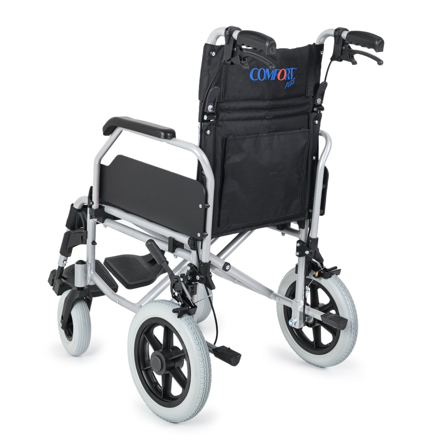 Comfort Plus DM-337 40cm Silver Alüminyum Özellikli Transfer Tekerlekli Sandalye