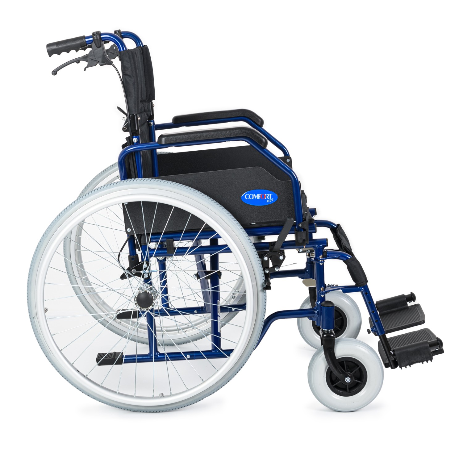 Comfort Plus DM-321 45cm Lacivert Alüminyum Özellikli Tekerlekli Sandalye