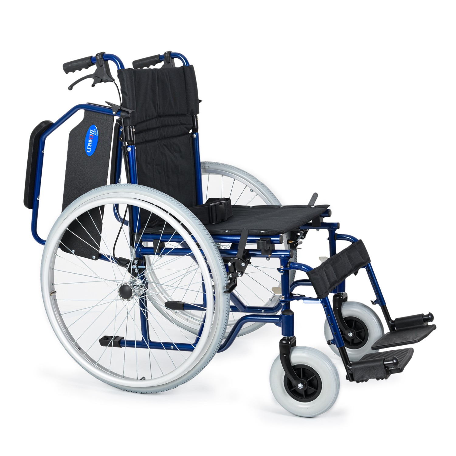 Comfort Plus DM-321 45cm Lacivert Alüminyum Özellikli Tekerlekli Sandalye