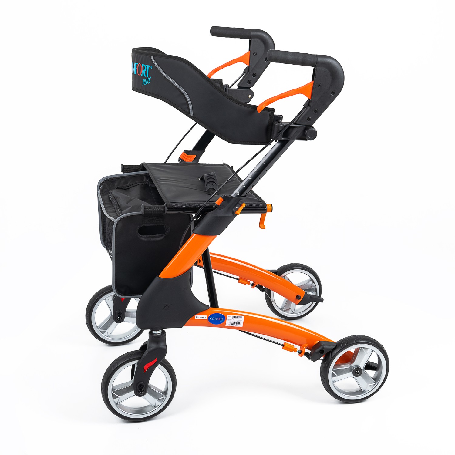 Comfort Plus DY049147L Turuncu Alüminyum Rolatör