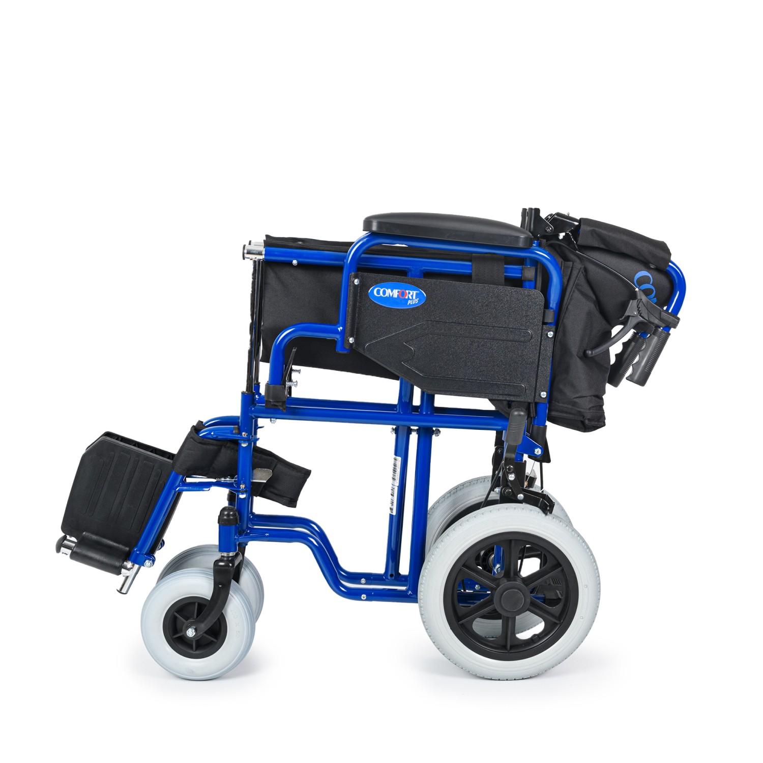 Comfort Plus DM-327 Mini Lacivert Özellikli Transfer Tekerlekli Sandalyesi