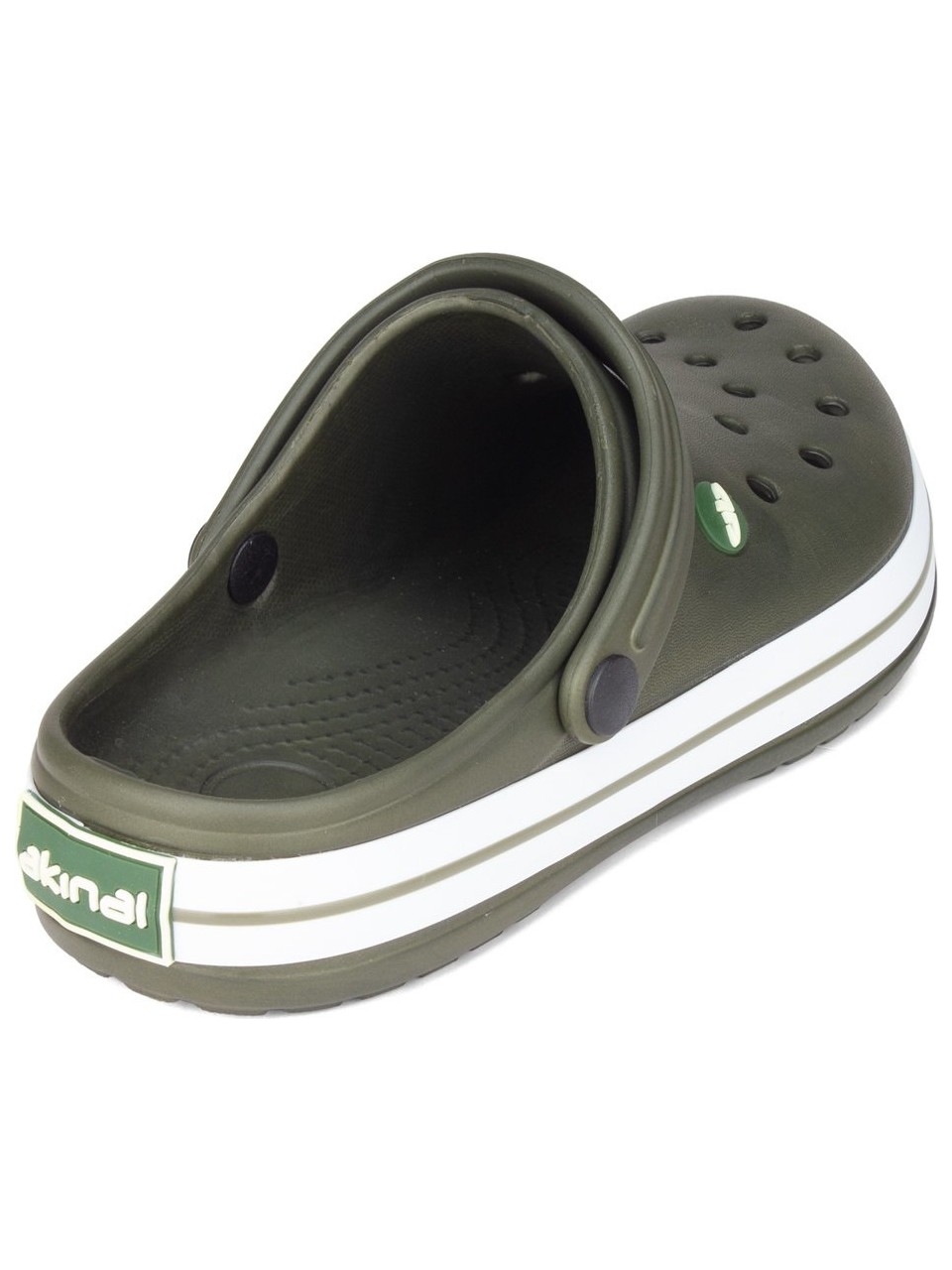 Akınalbella Unisex Sabo Terlik Hastane Terliği Hemşire Doktor Terliği haki renk